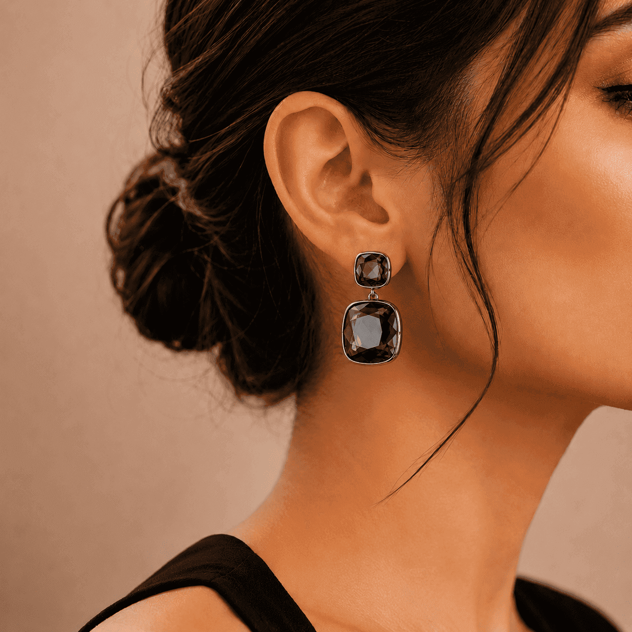 Midnight Crystal Earrings