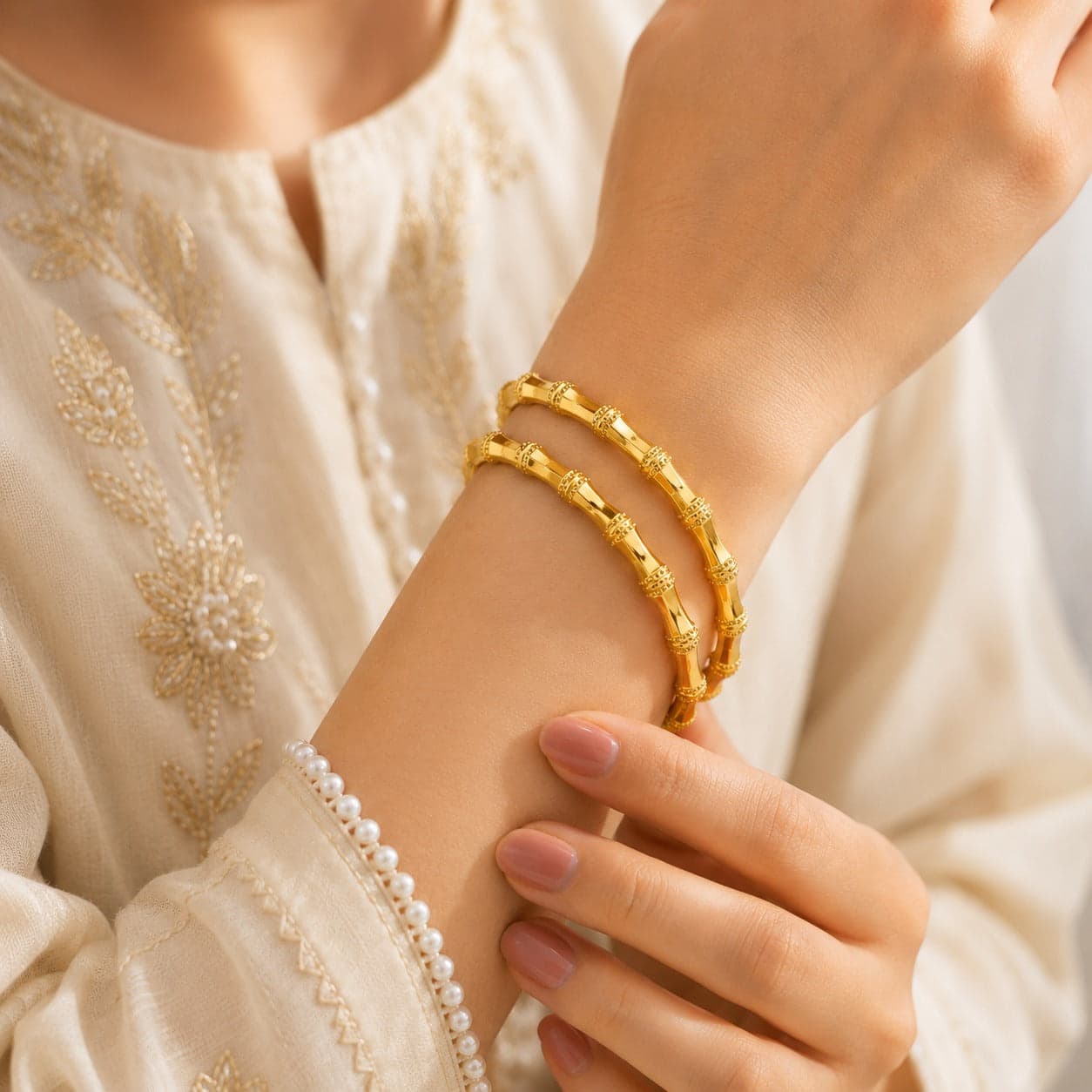 Elegant Bamboo Bangles