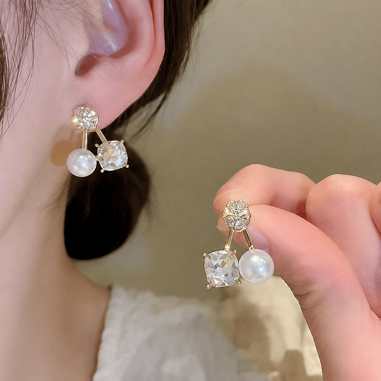 Crystal Drop Earrings